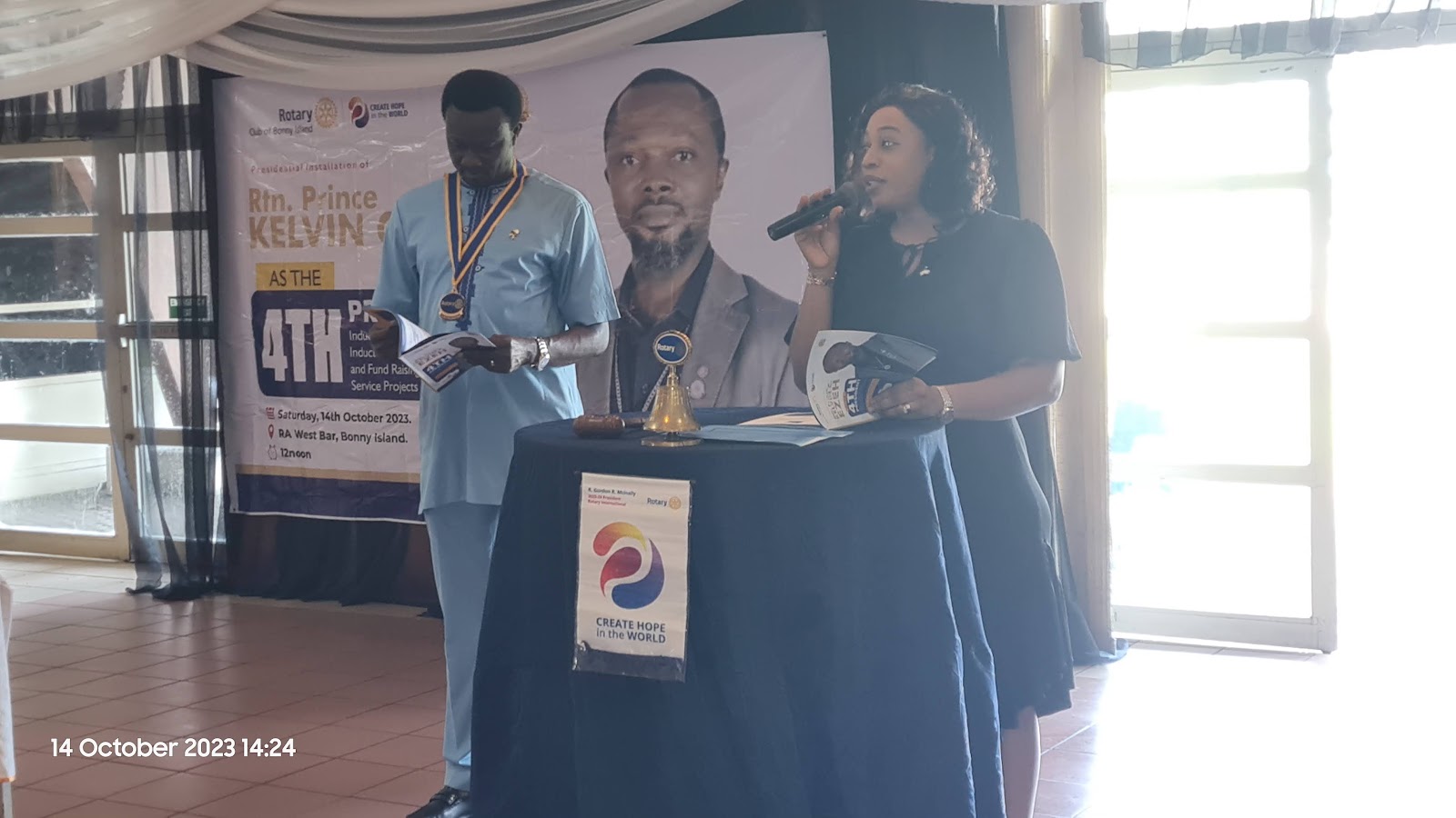 4th Presidential Installation of Rtn Prince Kelvin C. Ezeh as the fourth club president